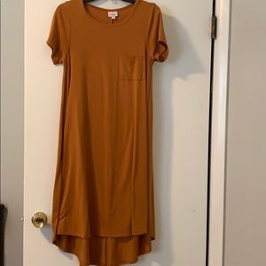 Lularoe Orange XS Carley dress